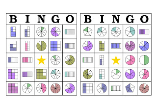 bingo de fracciones