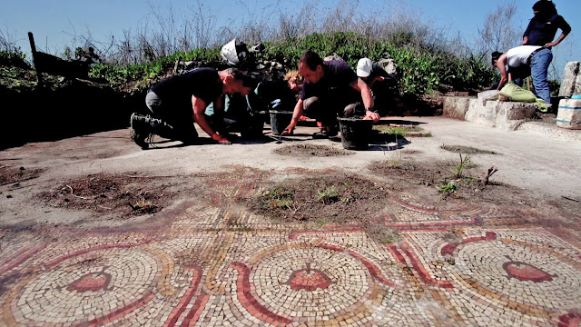 Βυζαντινό ψηφιδωτό αποκαλύφθηκε στο Ισραήλ