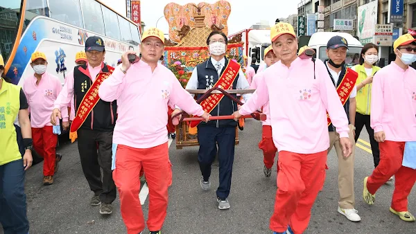 南瑤宮彰化媽笨港進香起駕 三媽六愛潦溪祈求天降甘霖