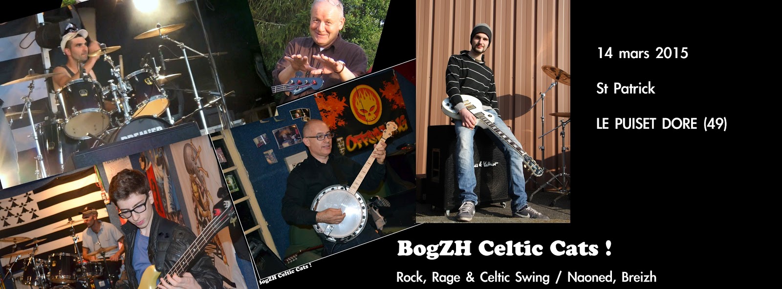 Fête de la Saint Patrick BogZH Celtic Cats ! Rock celtique punk folk irish trad