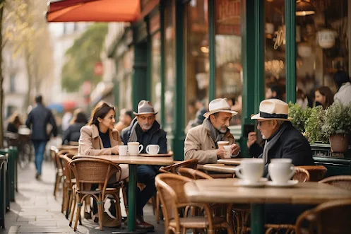 outdoor café in Paris