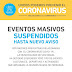 Suspensión  de eventos