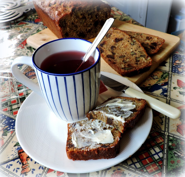 Banana, Rum, Date and Walnut Tea Loaf