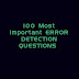 SSC Previous year Error Detection ;100 Most Important Previous year Error Detection Questions of SSC exams pdf, 100 Most Important Error Detection Questions asked in SSC Exams  (with detailed solution) pdf