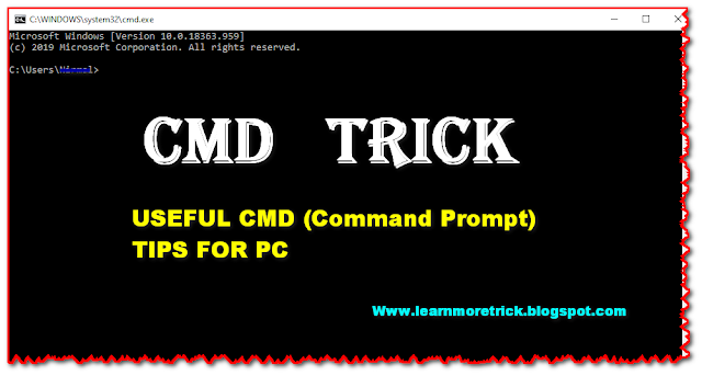 Useful CMD Command Prompt Tips for PC