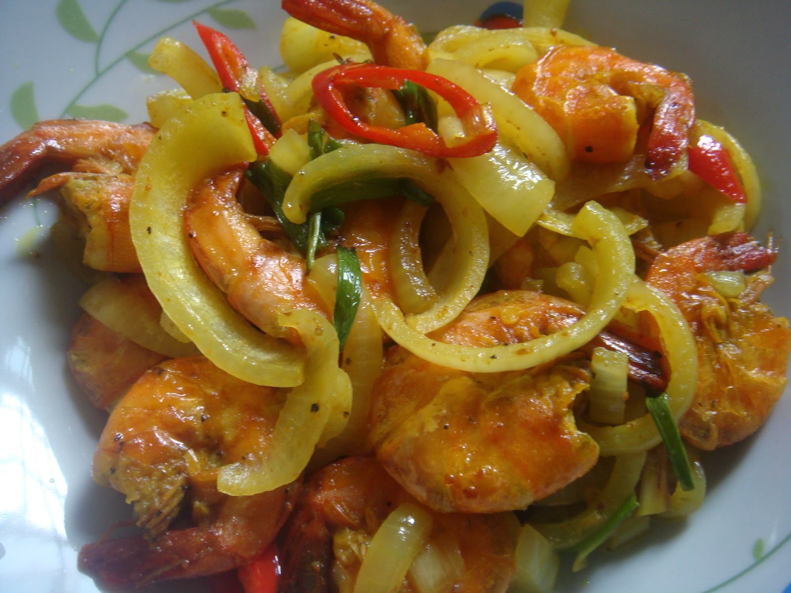 RESEPI UDANG MASAK KUNYIT