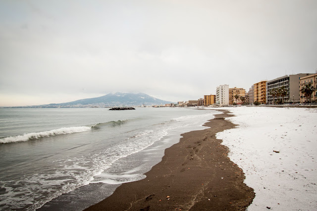 Nevicata a Castellammare di Stabia