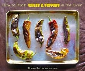 How to Roast Chiles & Peppers in the Oven | The Rising Spoon