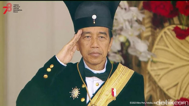 Jokowi Pimpin Upacara Detik-detik Proklamasi Kemerdekaan di Istana Merdeka