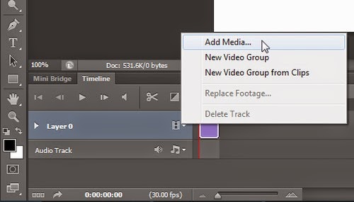 Bổ sung tính năng biên tập Video trực quan Photoshop CS 6 beta 