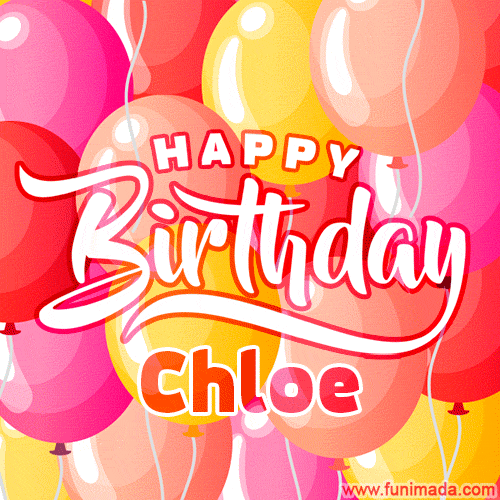 happy birthday chloe images