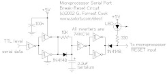 RS-232 Reset for Microprocessor