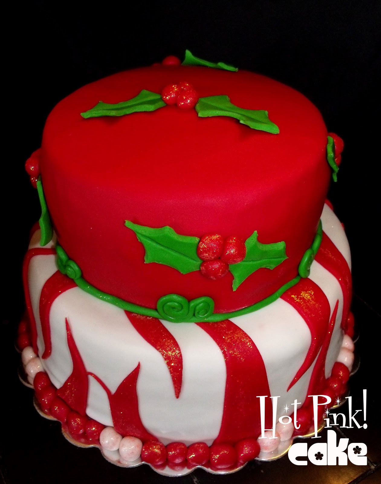 Hot Pink! Cakes: Christmas Birthday Cakes