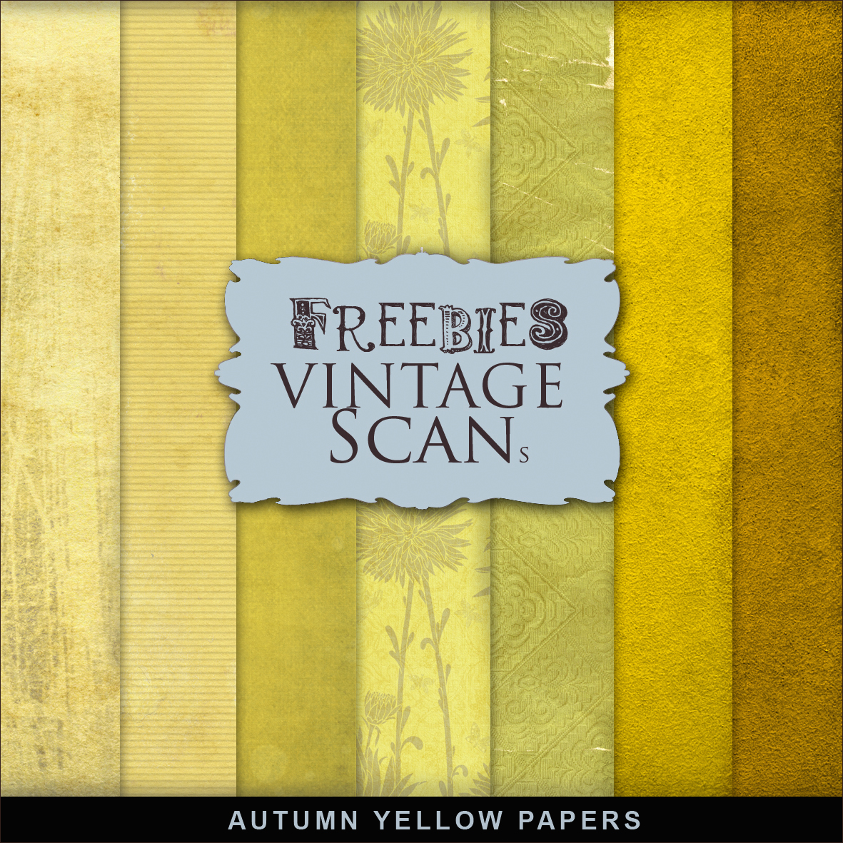 Download Kit of Freebies Yellow Autumn Papers:Far Far Hill - Free ...