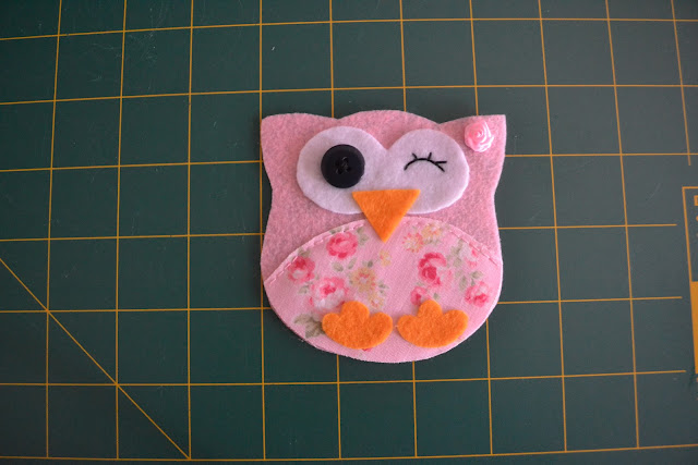 Step by step felt owl tutorial