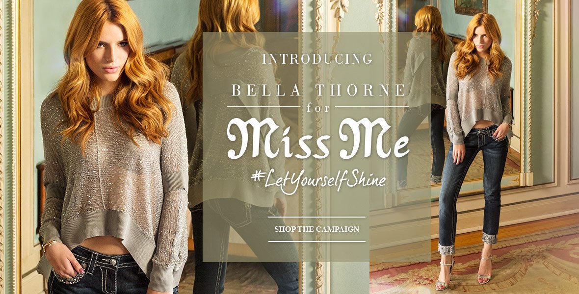 Bella Thorne Miss Me American denim brand's fall/winter 2015 Let Yourself Shine