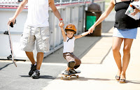 Get those kids involved in outdoor activities, skateboarding is great for balance speed stamina and confidence