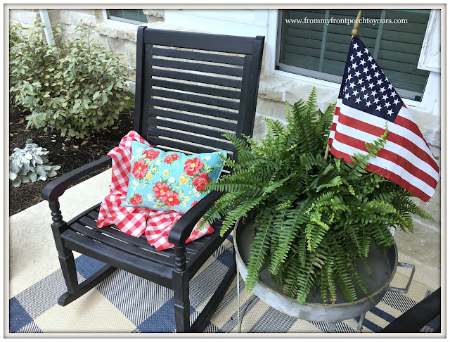 Pioneer Woman Placemats-DIY-Porch Pillows-From My Front Porch To Yours