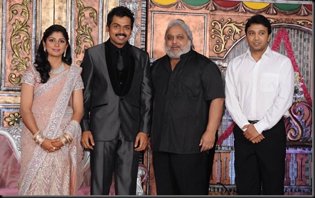 Karthi Ranjini Wedding Reception Pictures cinema gallery