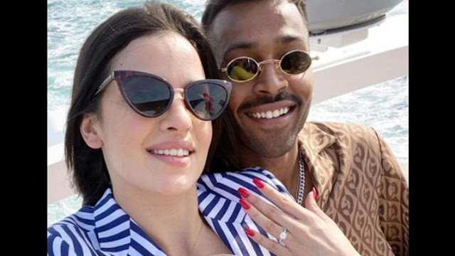 hardik pandya and natasa stankovic engagement