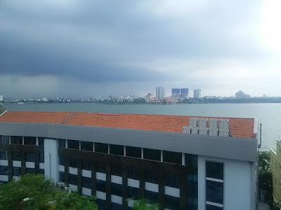 ベトナムハノイの雨雲