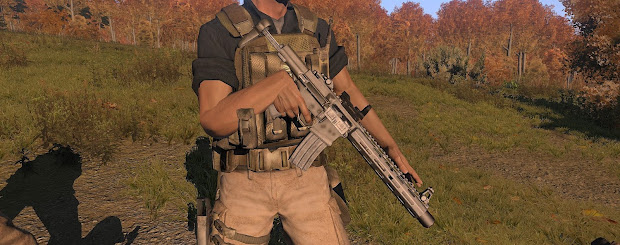 arma3に再装填アニメーションと武器を多数追加するToadie's SmallArms and Animations MODの開発中のAR-15パック