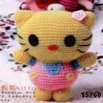 patron gratis hello kitty amigurumi, free amigurumi pattern hello kitty