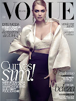 Kate Upton graces the cover of Vogue Brazil July 2013