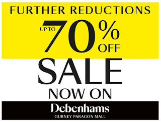 Debenhams Malaysia Further Reduction up to 70% Off at Gurney Paragon Mall (Start from 15 February 2019)