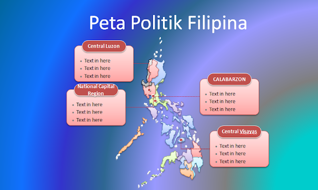 image: Slide 2 Template PPT Peta Filipina Gratis