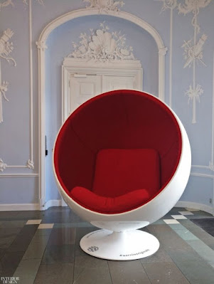 Sedia Ball  chair  Globe Eero Aarnio Icone del Design anni sessanta