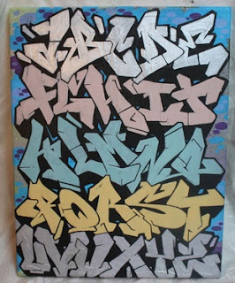 25 Graffiti fonts a - z colour galleries