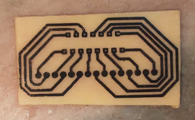 imprinted ink on pcb