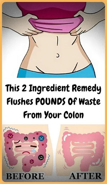 2-Ingredient Colon Cleansing Mixture To Flush Pounds Of Waste From Your Waistline And Body