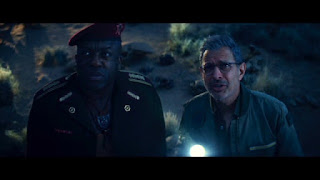 Deobia Oparei and Jeff Goldblum