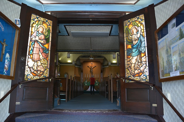 Immaculate Conception Church Fairbanks entrance