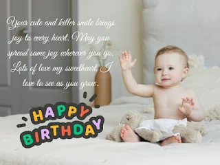 1st Birthday Wishes for Baby Boy from Mother