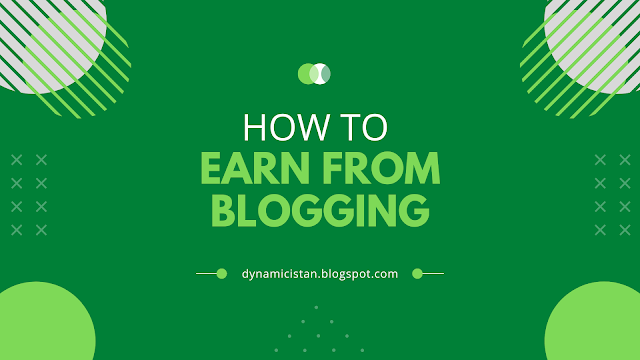 How to Earn Money Online from Blogging - Earn Money Online