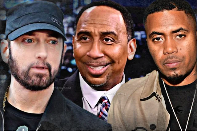 Stephen A. Smith Weighs in on Eminem vs. Nas Debate: Who Reigns Supreme?