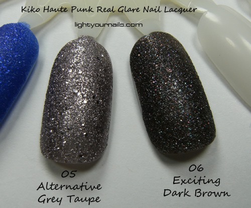 Kiko Haute Punk 05 Alternative Grey Taupe 06 Exciting Dark Brown