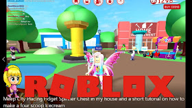 Chloe Tuber Roblox Meep City Gameplay Fidget Spinner Chest In My House Short Tutorial On How To Make A Four Scoop Icecream - i play roblox with my fidget spinner