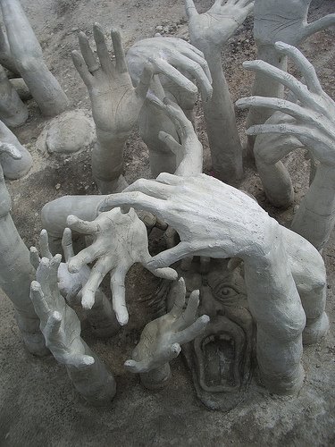 Amazing White Tample, Wat Rong Khun at Chiang Rai, Thailand