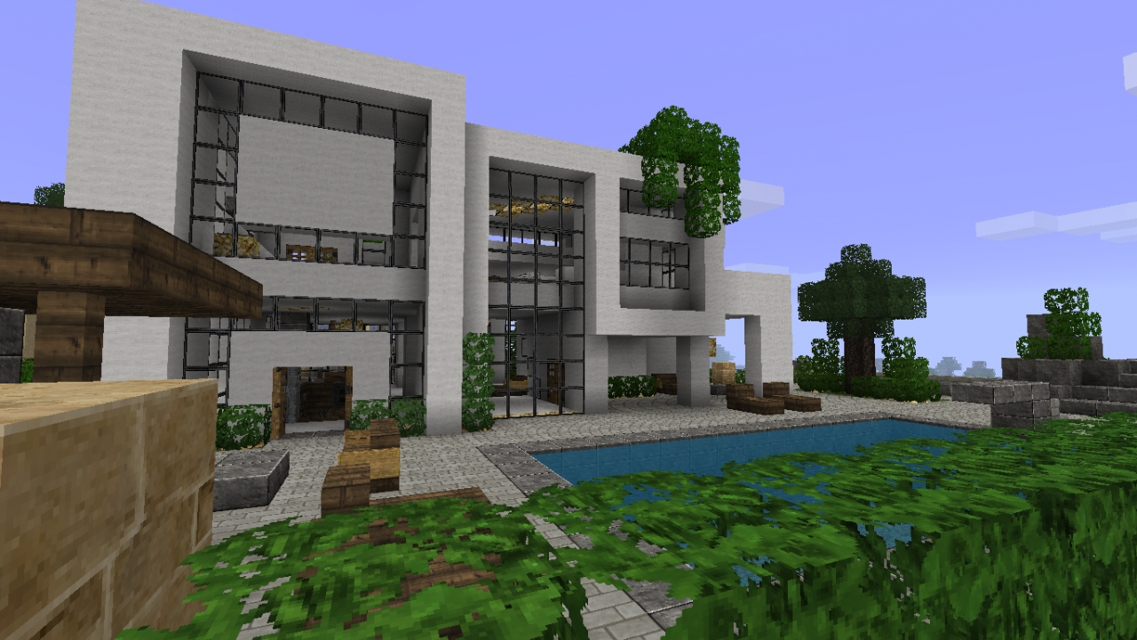  aimerait pas avoir cette sublime Maison d'Architecte dans Minecraft