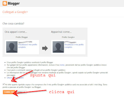 trasferimento google plus