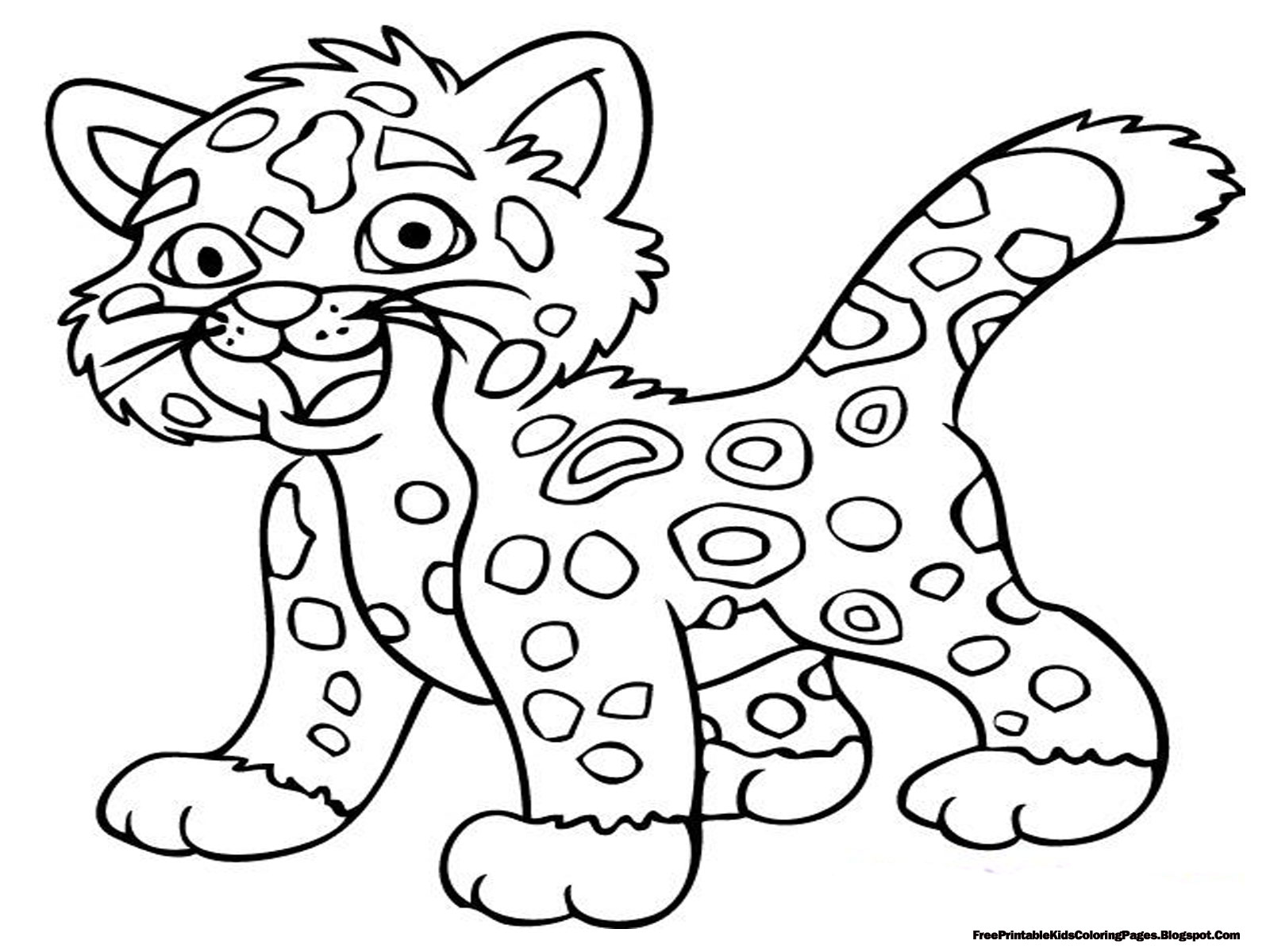 Download Jaguar Coloring Pages - Free Printable Kids Coloring Pages