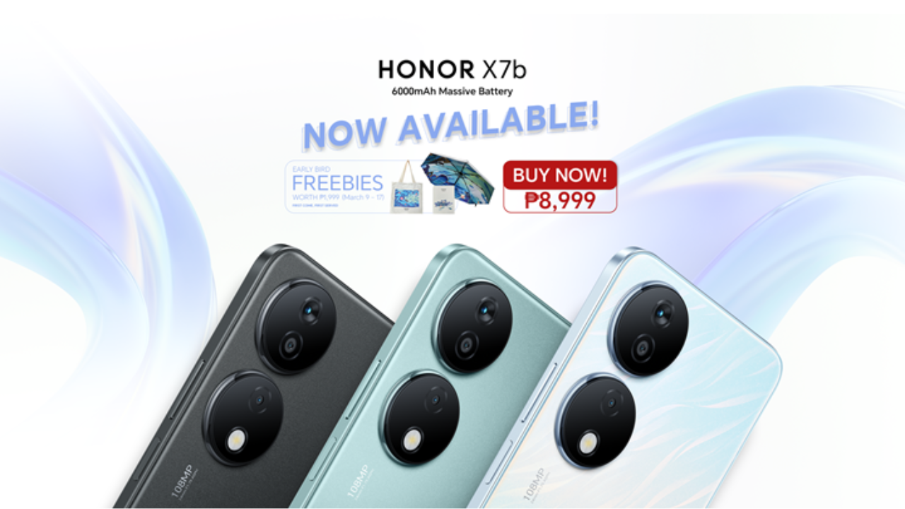 HONOR X7b with massive 6000mAh battery is now available nationwide for only Php 8,999