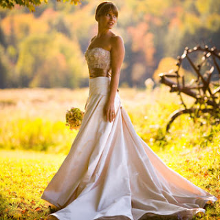 Wedding Dress With Leaf Design 6