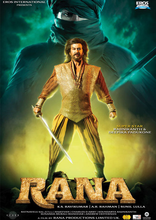 rana first look , rajnikanth rana firstlook