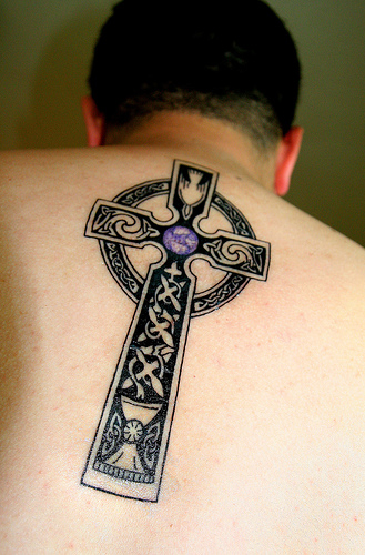 cross tattoos for women on back. Latest Cross Tattoos