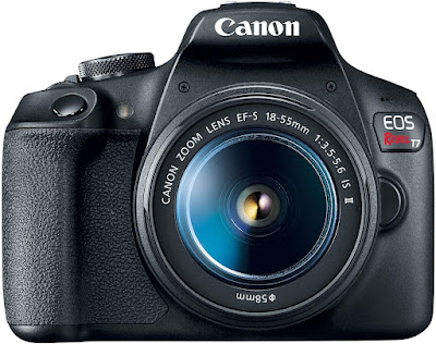 Canon EOS Rebel T7 DSLR Camera|2 Lens Kit with EF18-55mm